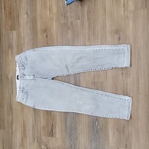 NYDJ Gray Washed Size 8 Ankle Jeans